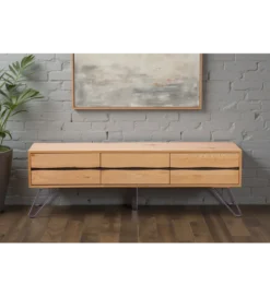 Stolik pod TV LIVING EDGE 160 cm kolor drewno dębu