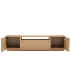 Stolik pod TV LOFT 160 cm beżowa naturalna