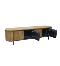 Stolik pod TV LUSAN 210 cm drewno teak