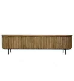 Stolik pod TV LUSAN 210 cm drewno teak