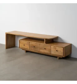 Stolik pod TV MADERAN 175 cm drewno mango naturalny