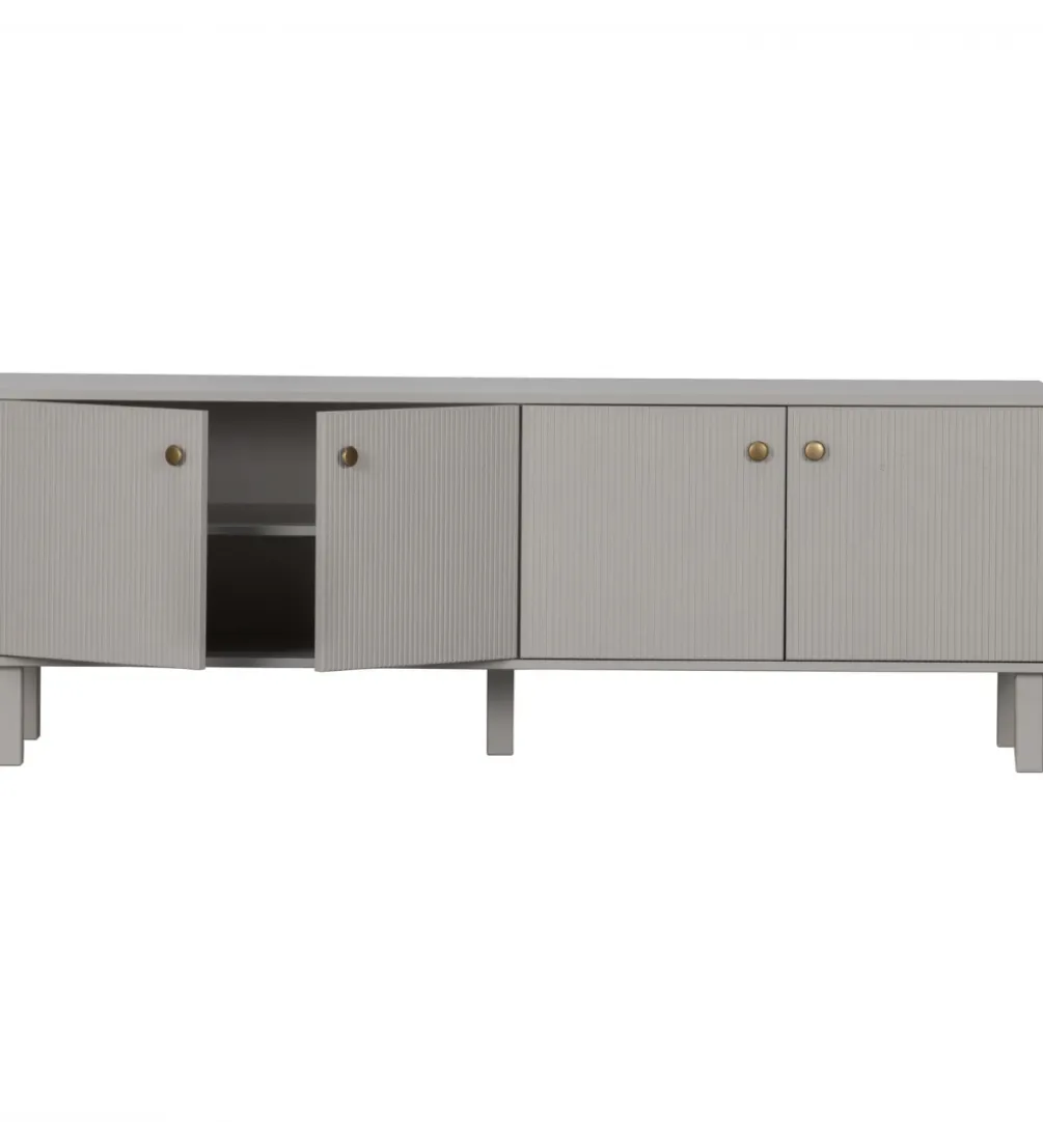 Stolik pod TV MADU 160 cm drewno sosny szary