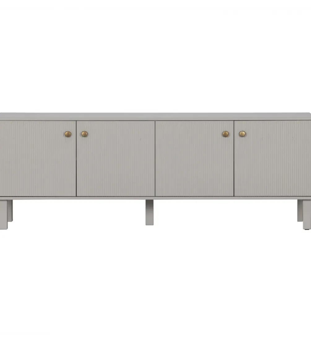 Stolik pod TV MADU 160 cm drewno sosny szary