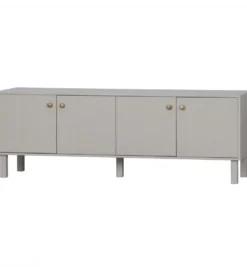 Stolik pod TV MADU 160 cm drewno sosny szary