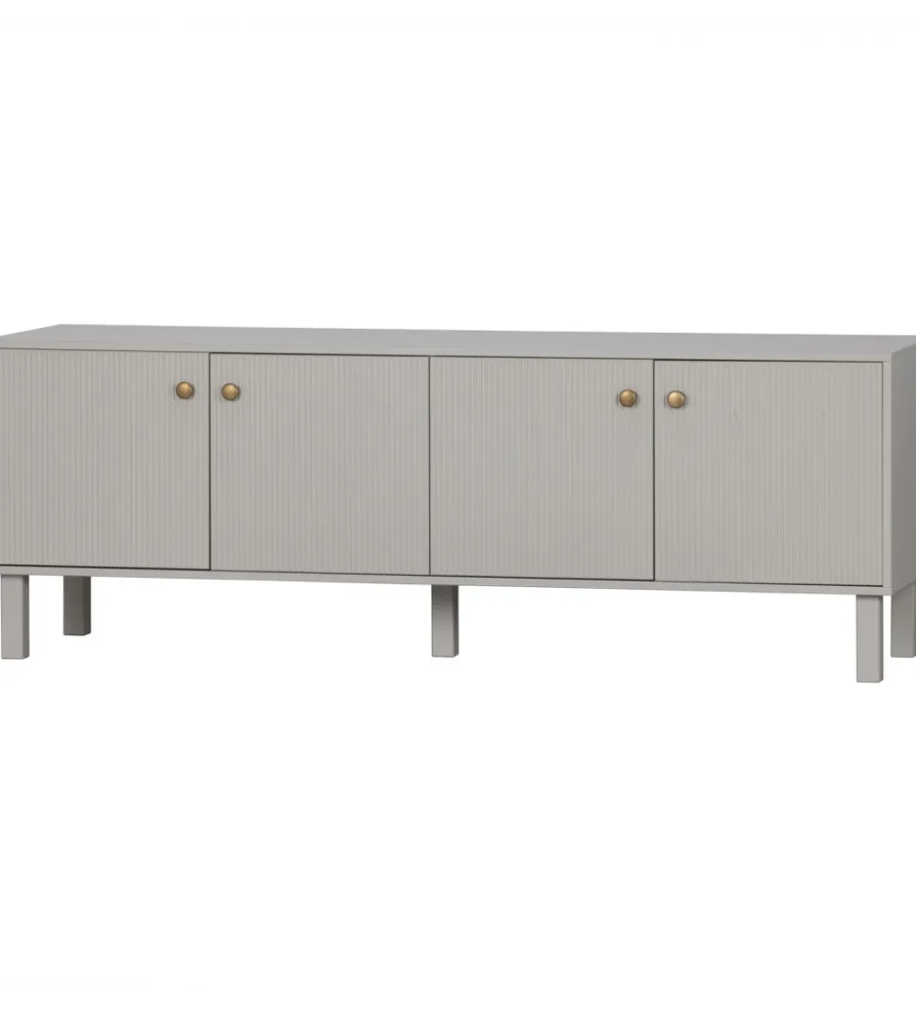 Stolik pod TV MADU 160 cm drewno sosny szary