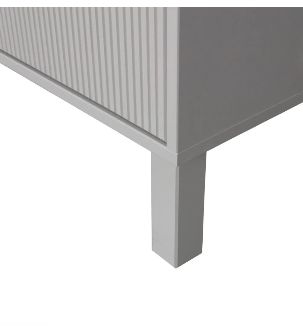 Stolik pod TV MADU 160 cm drewno sosny szary