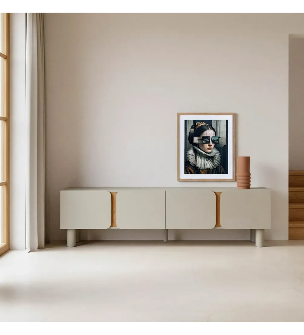 Stolik pod TV MALTA 180 cm taupe