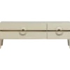 Stolik pod TV MERGE 160 cm drewno eukaliptusa szary