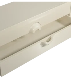 Stolik pod TV MERGE 160 cm drewno eukaliptusa szary