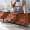 Stolik pod TV MIGUEL 140 cm drewno sheesham