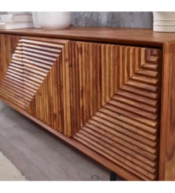 Stolik pod TV MIGUEL 140 cm drewno sheesham