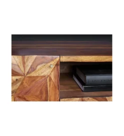 Stolik pod TV MIRANDA 160 cm drewno sheesham