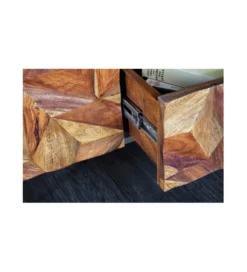 Stolik pod TV MIRANDA 160 cm drewno sheesham