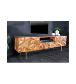 Stolik pod TV MIRANDA 160 cm drewno sheesham