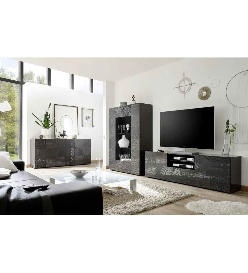 Stolik pod TV MIRO 180 cm antracyt