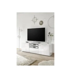 Stolik pod TV MIRO 180 cm biały