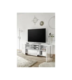 Stolik pod TV MIRO 180 cm biały