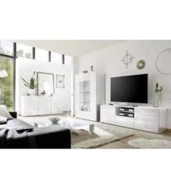 Stolik pod TV MIRO 180 cm biały