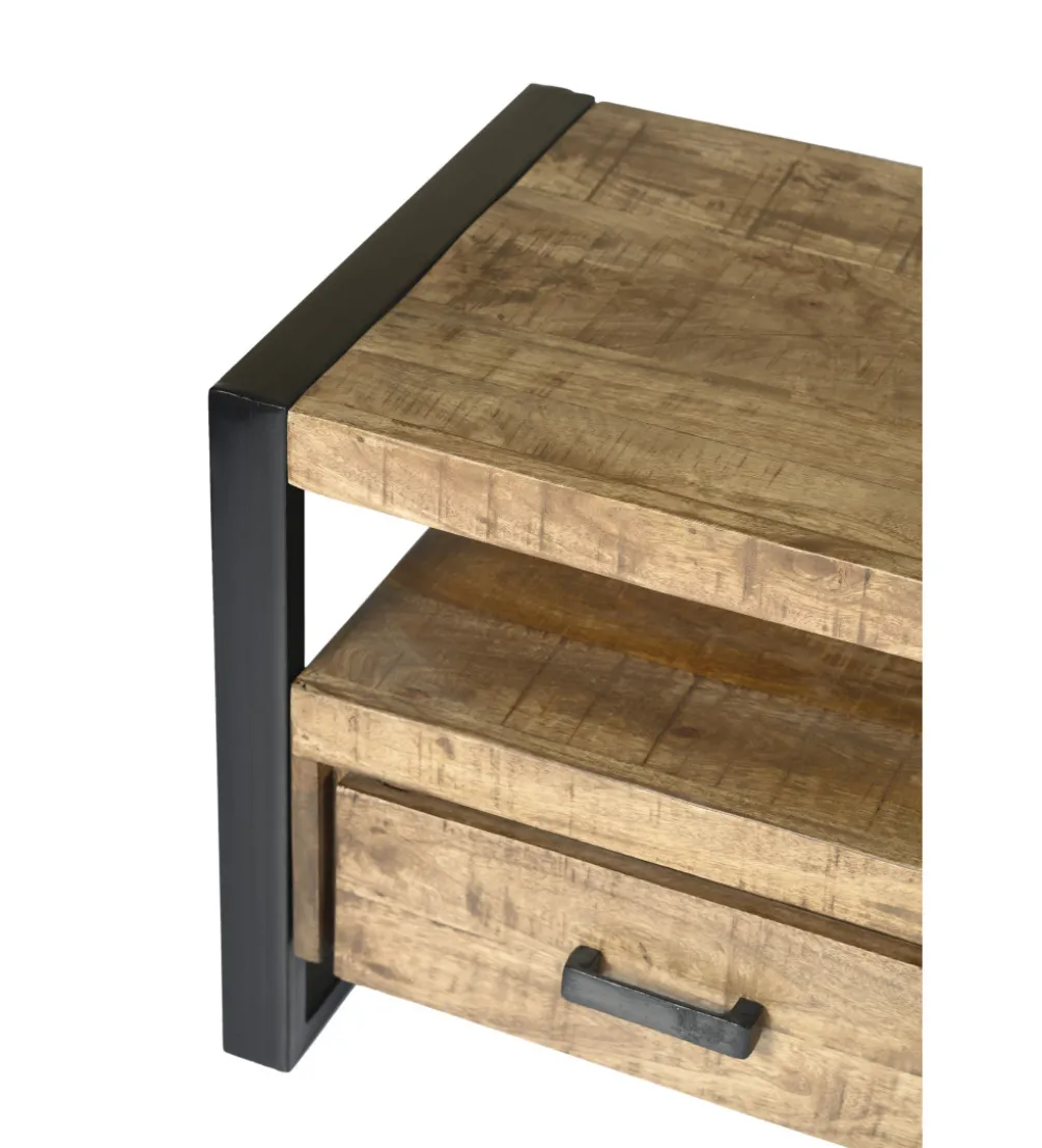 Stolik pod TV NAIROBI 150 cm naturalny