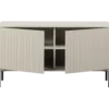Stolik pod TV NEW GRAVURE 100 cm drewno sosny dust