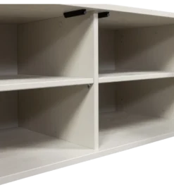 Stolik pod TV NEW GRAVURE 100 cm drewno sosny dust