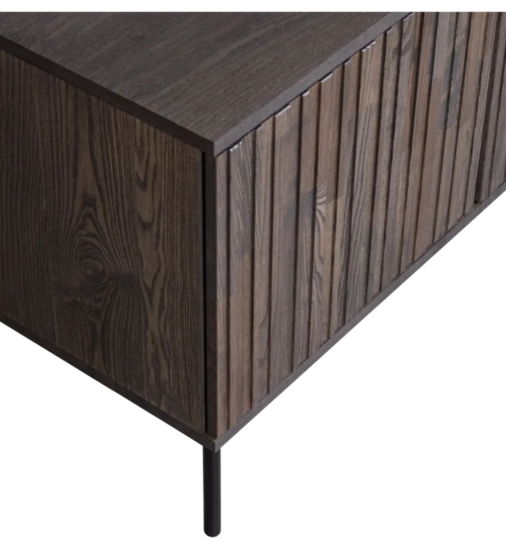 Stolik pod TV NEW GRAVURE 150 cm drewno jesion