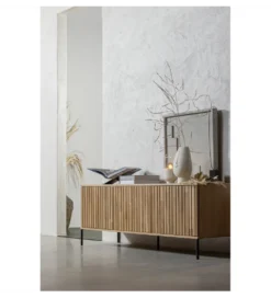Stolik pod TV NEW GRAVURE 150 cm drewno dębu naturalny