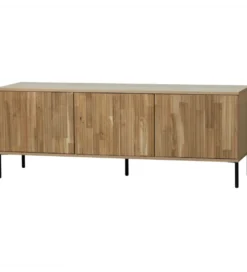 Stolik pod TV NEW GRAVURE 150 cm drewno dębu naturalny