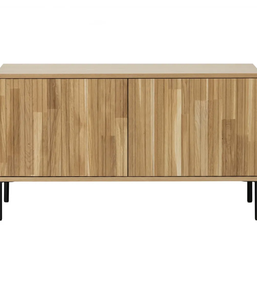 Stolik pod TV NEW GRAVURE 100 cm drewno dębu naturalny