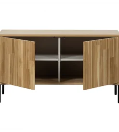 Stolik pod TV NEW GRAVURE 100 cm drewno dębu naturalny