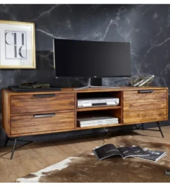Stolik pod Tv NISHAN 160 cm drewno sheesham