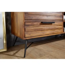 Stolik pod Tv NISHAN 160 cm drewno sheesham