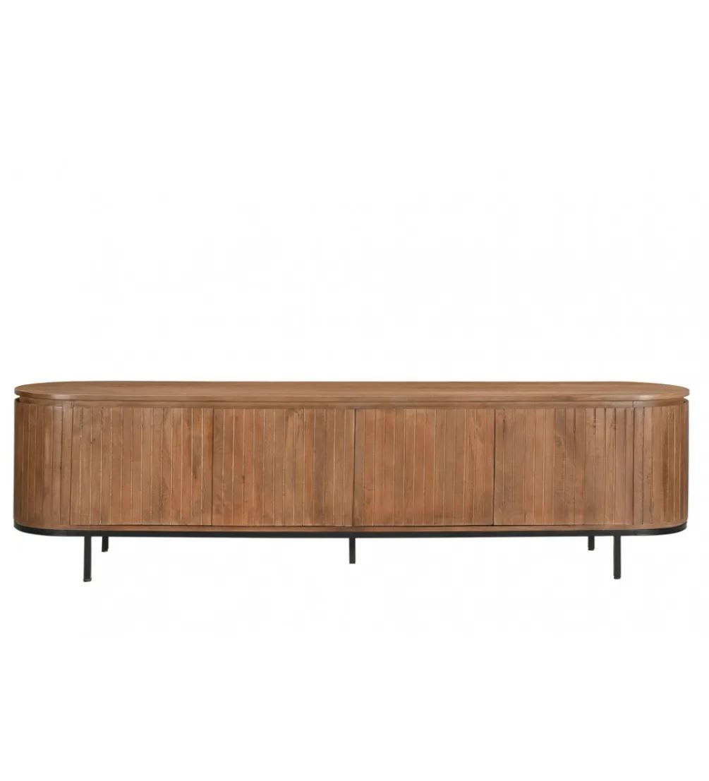 Stolik pod TV NOORK 170 cm drewno mango