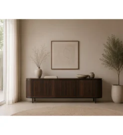 Stolik pod TV NOORK 170 cm w kolorze orzechowym
