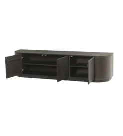 Stolik pod TV NOVERO 180 cm ciemnobrązowy
