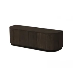 Stolik pod TV NOVERO 140 cm ciemny brązowy
