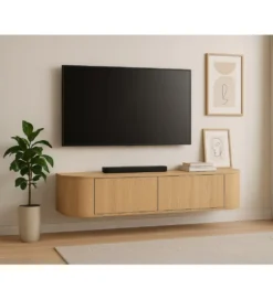 Stolik pod TV NOVERO ZWEVEND 140 cm naturalny