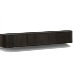 Stolik pod TV NOVERO ZWEVEND 220 cm czarny