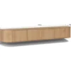 Stolik pod TV NOVERO ZWEVEND 220 cm naturalny
