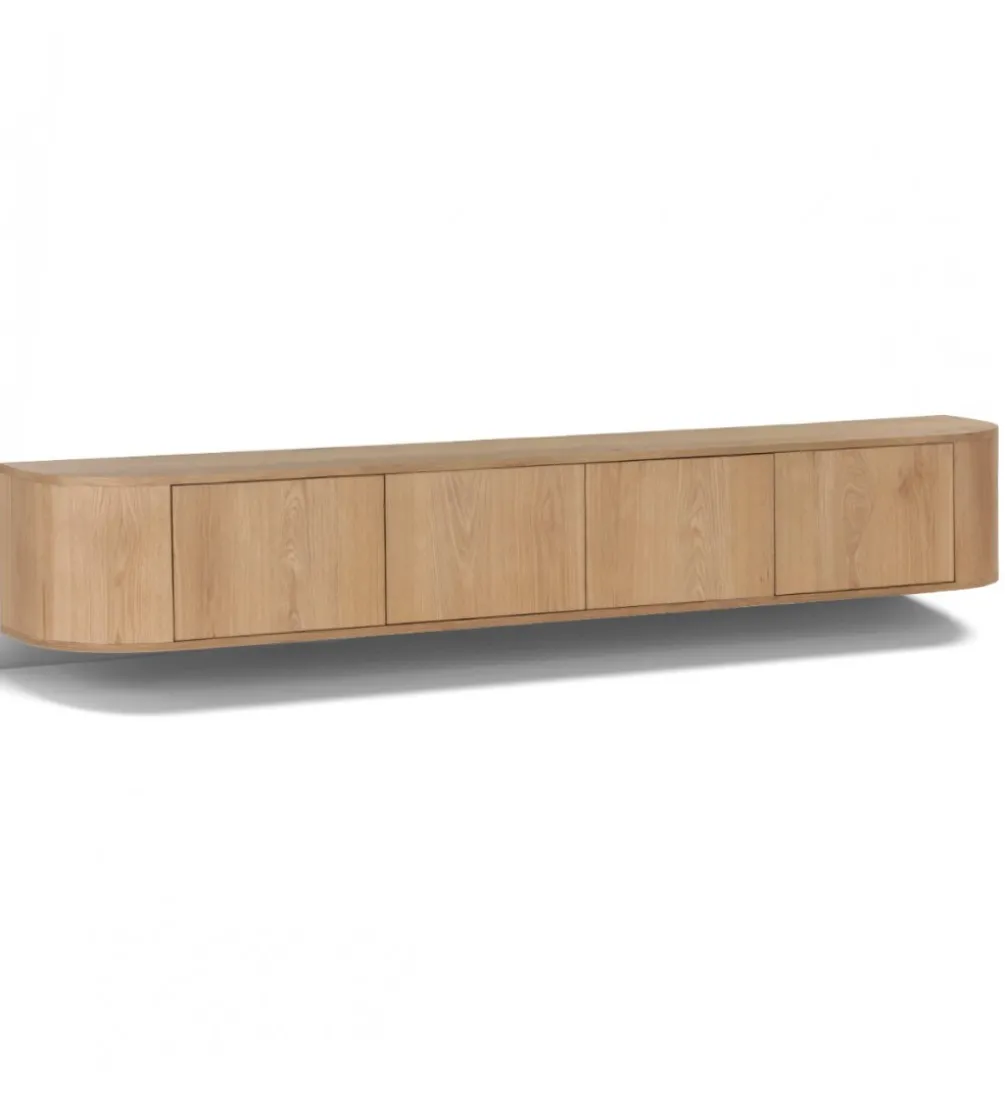 Stolik pod TV NOVERO ZWEVEND 220 cm naturalny