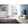 Stolik pod TV OCEAN 175 cm biały z oświetleniem