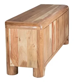Stolik pod TV OHALDA 140 cm drewno akacja