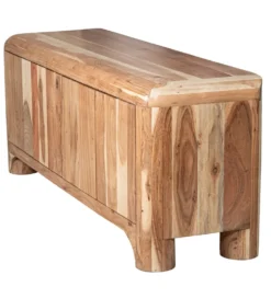 Stolik pod TV OHALDA 140 cm drewno akacja