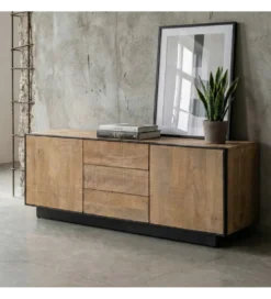 Stolik pod TV OHIO 150 cm drewno mango