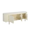 Stolik pod TV PATO 170 cm drewno mango biały