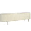 Stolik pod TV PATOU 210 cm jasnobeżowy drewno mango