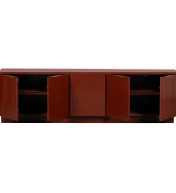 Stolik pod TV PENCIL drewno sosny wiśniowy