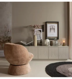 Stolik pod TV PENCIL drewno sosny mist