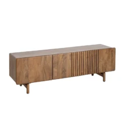 Stolik pod TV PERSOTON 160 cm drewno mango