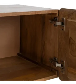 Stolik pod TV PERSOTON 160 cm drewno mango
